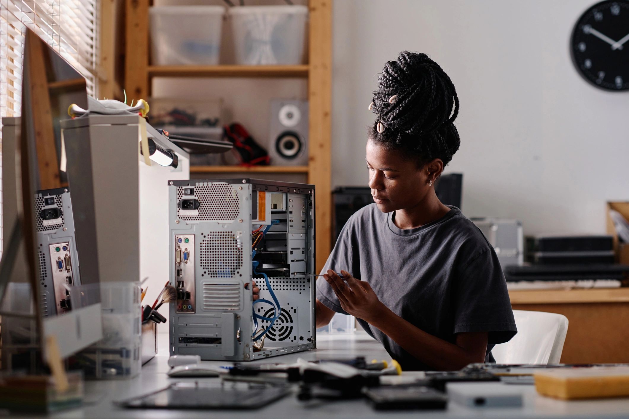 Professional onsite desktop computer repair and hardware upgrade in Dallas TX.